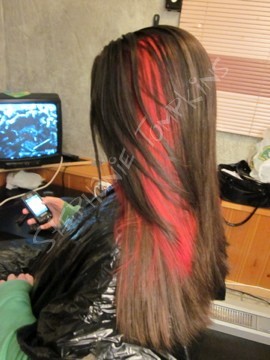 red peekaboo